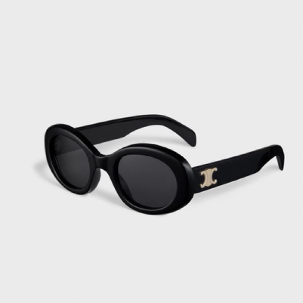CELINE TRIOMPHE 01 SUNGLASSES IN ACETATE
BLACK
